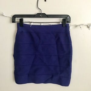 Romeo & Juliet Couture Navy Blue Bandage skirt